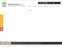 Tablet Screenshot of dpsnashik.com